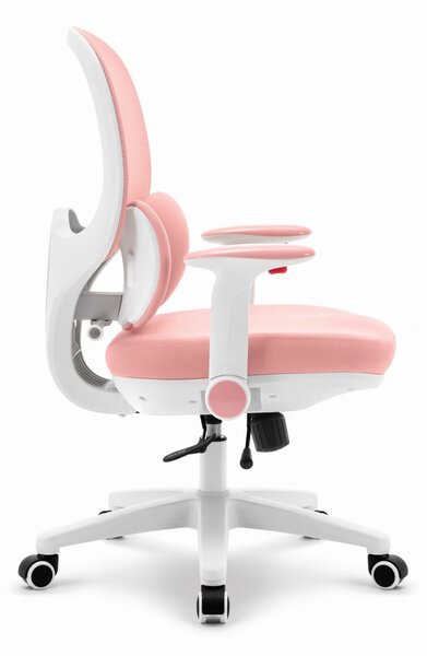 Ergonomska roza dječja stolica HC-999 - tkanina