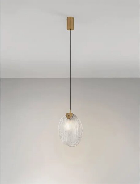 SHELINA LED VISILICA MESING/STAKLO 2W IP20 3000K NL9333221