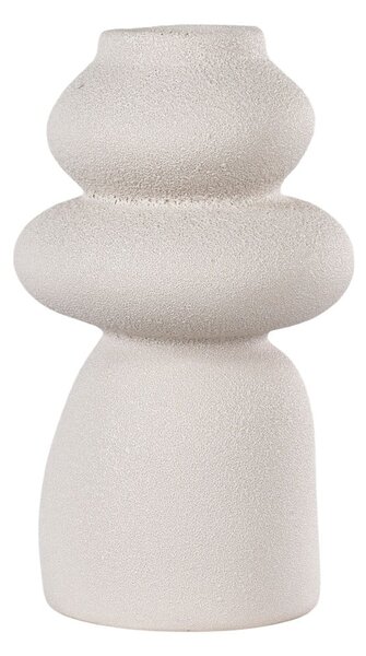 Krem vaza od kamenine (visina 26,5 cm) – House Nordic