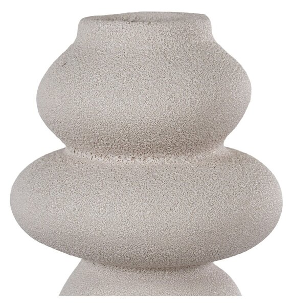 Krem vaza od kamenine (visina 26,5 cm) – House Nordic