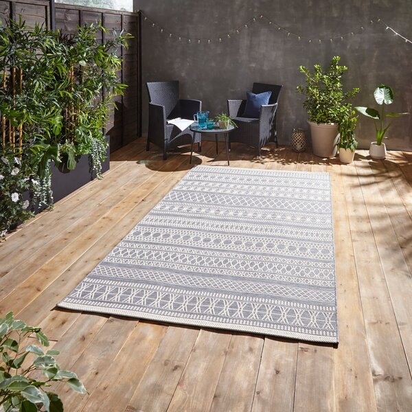 Sivo-bež vanjski tepih 170x120 cm Coast - Think Rugs