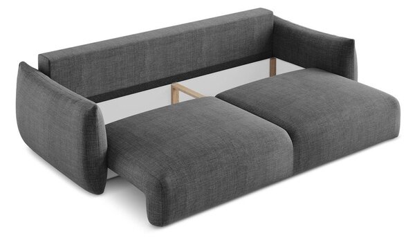 Tamno siva sklopiva sofa 230 cm Leila – Makamii