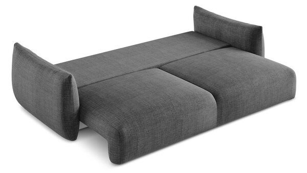 Tamno siva sklopiva sofa 230 cm Leila – Makamii