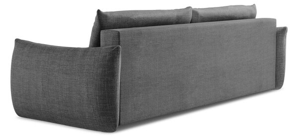 Tamno siva sklopiva sofa 230 cm Leila – Makamii
