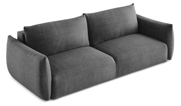 Tamno siva sklopiva sofa 230 cm Leila – Makamii