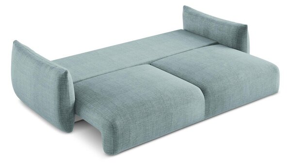 Plava sklopiva sofa 230 cm Leila – Makamii