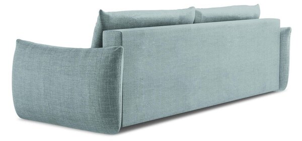 Plava sklopiva sofa 230 cm Leila – Makamii