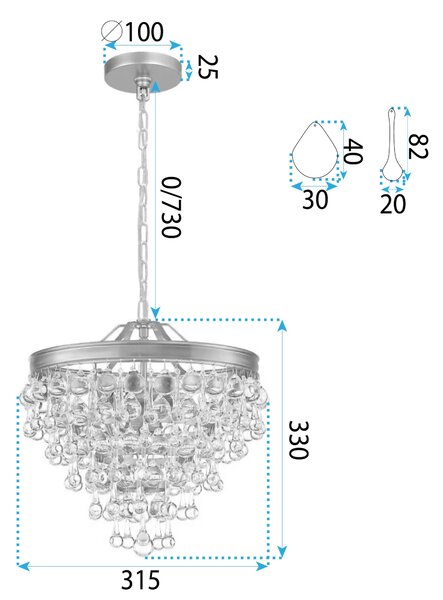Luster APP1621-3CP Gold