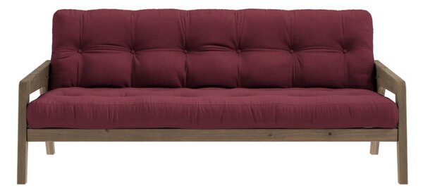 Crveni kauč na razvlačenje 204 cm Grab - Karup Design