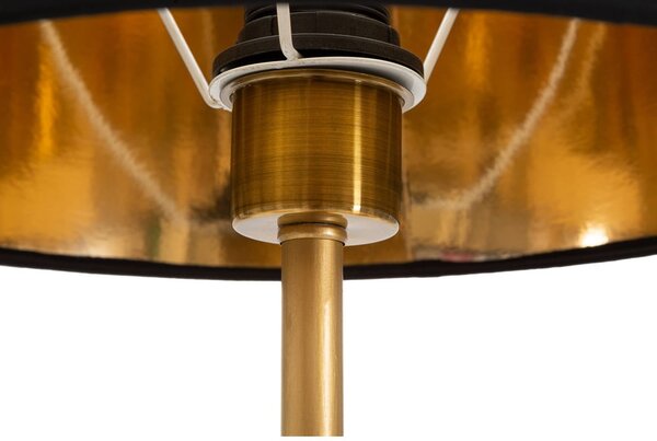 Crna stolna lampa Mauro Ferretti Parrots