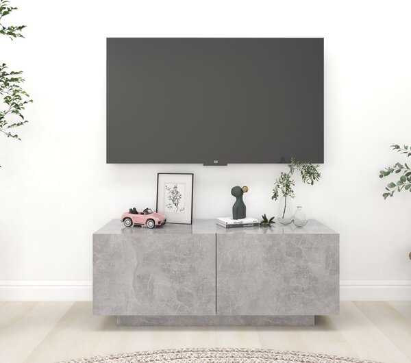 VidaXL TV ormarić siva boja betona 100 x 35 x 40 cm od iverice