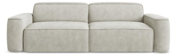 Krem sofa od šenila 244 cm Omao – Makamii