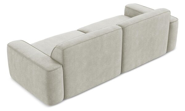Krem sofa od šenila 244 cm Omao – Makamii
