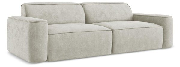 Krem sofa od šenila 244 cm Omao – Makamii