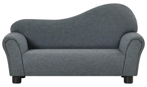 VidaXL Dječja sofa od tkanine siva