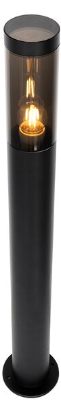 Moderna vanjska stupasta svjetiljka crna 80 cm IP44 - Rox