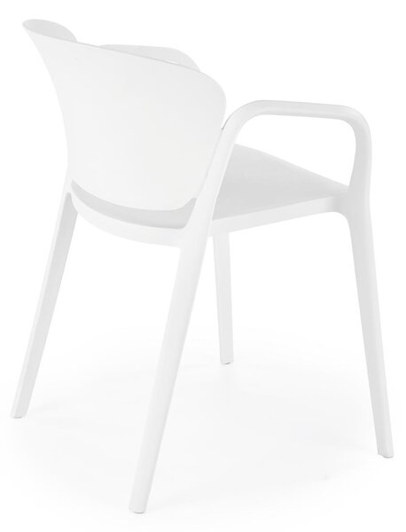 Bijela plastična stolica K491