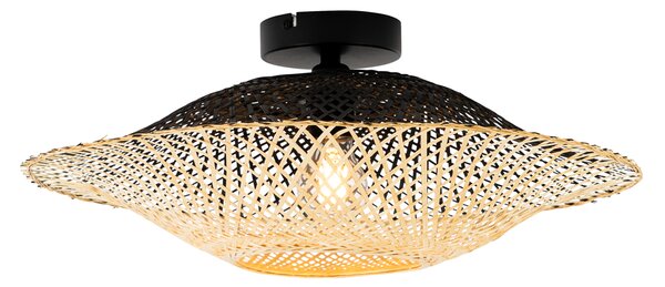 Orijentalna vanjska stropna svjetiljka bambus 50 cm IP44 - Rina