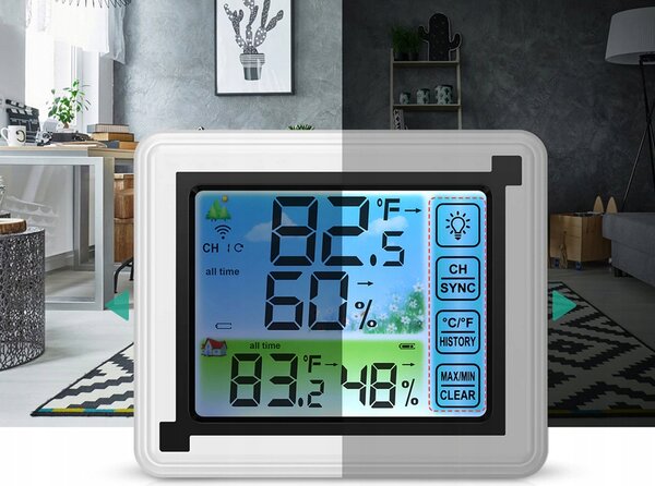 LCD bežična meteorološka stanica i vanjska jedinica