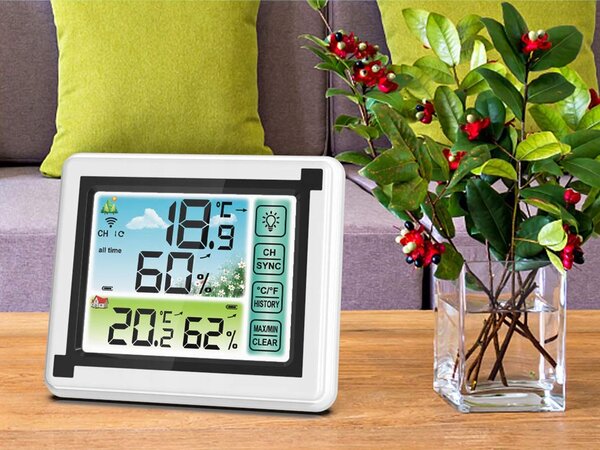 LCD bežična meteorološka stanica i vanjska jedinica