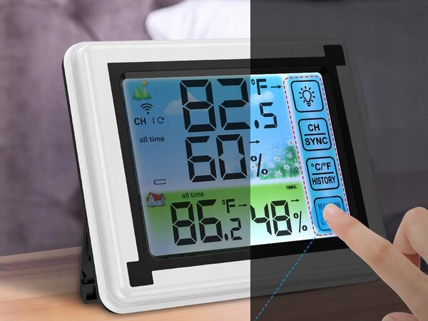 LCD bežična meteorološka stanica i vanjska jedinica