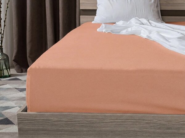 Jersey plahta BASIC marelična 90 x 200 cm