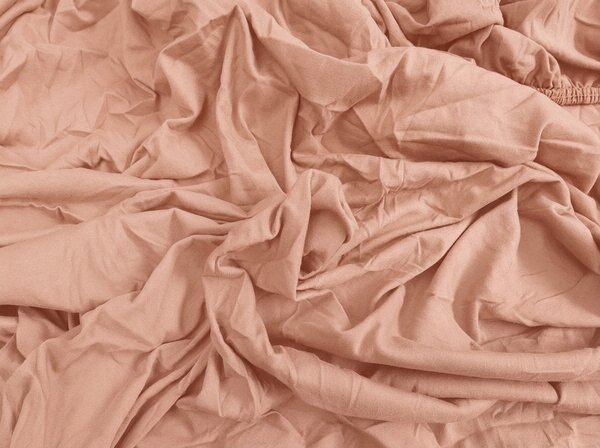 Jersey plahta BASIC marelična 90 x 200 cm