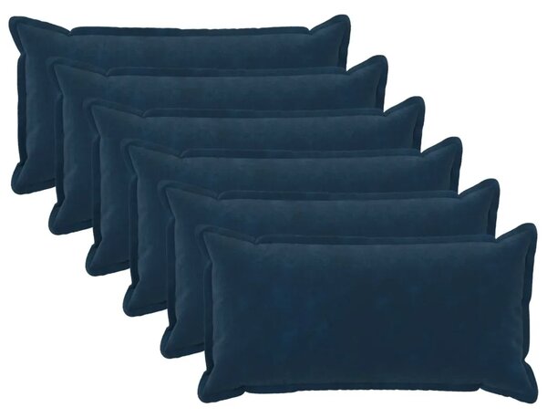 Presvlaka za jastuk 6 pcs HOUTEN Plava 40 x 70 cm - Plava 40 x 70 cm 6
