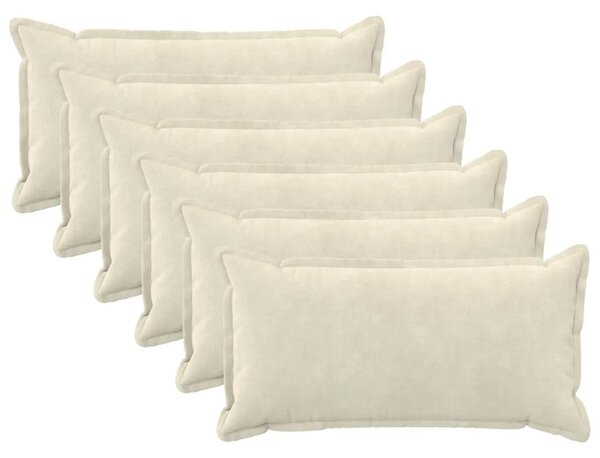 Presvlaka za jastuk 6 pcs HOUTEN Krem 40 x 70 cm - Krem 40 x 70 cm 6