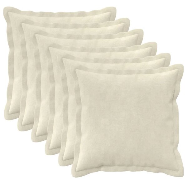 Presvlaka za jastuk 6 pcs HOUTEN Krem 35 x 35 cm - Krem 35 x 35 cm 6