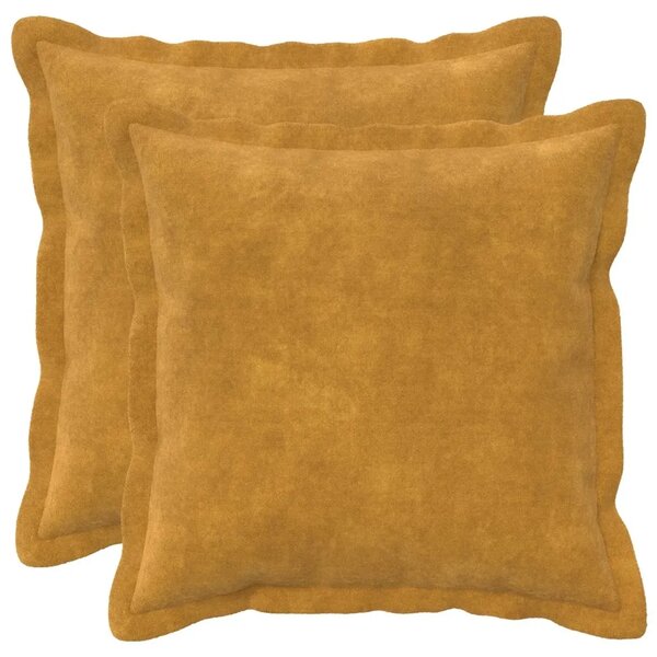 Presvlaka za jastuk 2 pcs HOUTEN Žuta 35 x 35 cm - Žuta 35 x 35 cm 2