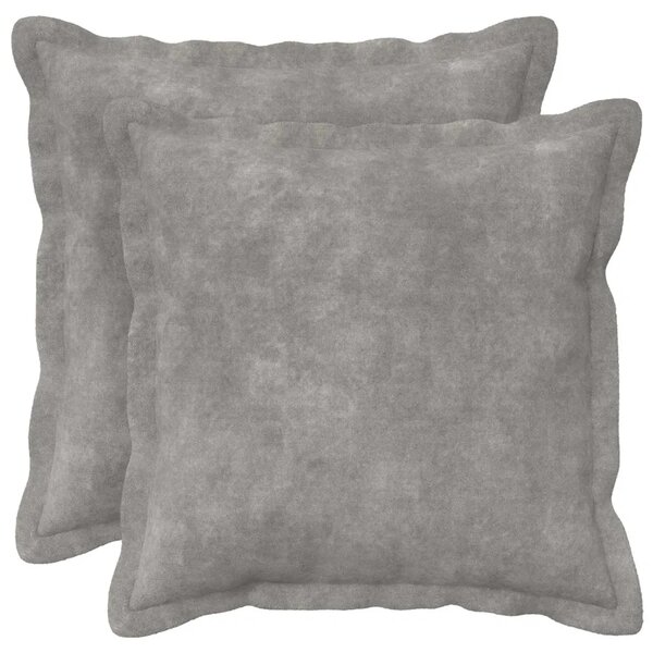 Presvlaka za jastuk 2 pcs HOUTEN Svjetlosiva 35 x 35 cm - Svjetlosiva 35 x 35 cm 2