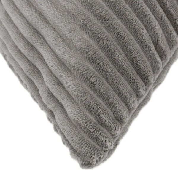 Presvlaka za jastuk 6 pcs ALMELO Svjetlosiva 40 x 60 cm Kord - Svjetlosiva 40 x 60 cm 6