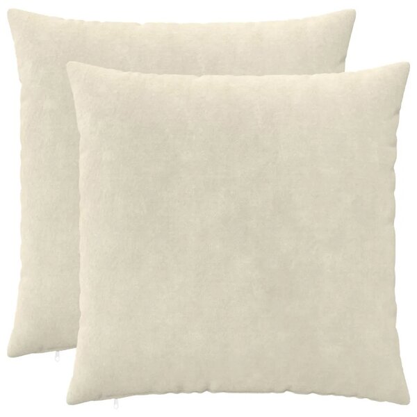 Presvlaka za jastuk 2 pcs HEERLEN Krem 55 x 55 cm - Krem 55 x 55 cm 2