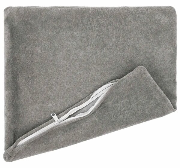 Presvlaka za jastuk 12 pcs HEERLEN Svjetlosiva 40 x 40 cm - Svjetlosiva 40 x 40 cm 12