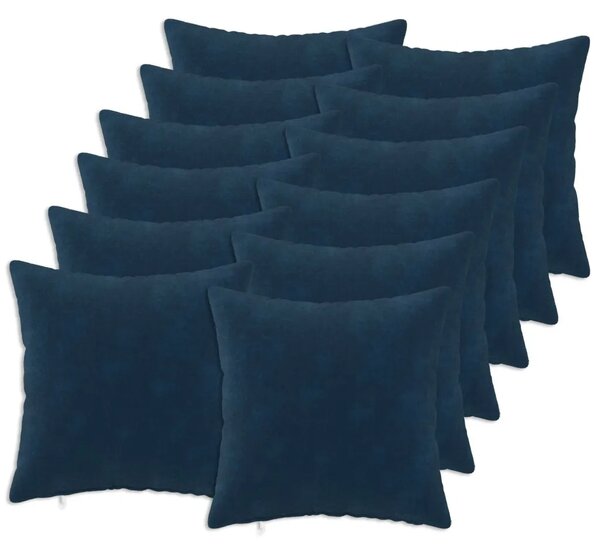 Presvlaka za jastuk 12 pcs HEERLEN Plava 45 x 45 cm - Plava 45 x 45 cm 12