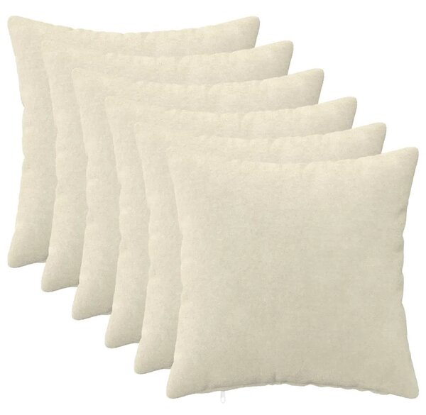 Presvlaka za jastuk 6 pcs HEERLEN Krem 30 x 30 cm - Krem 30 x 30 cm 6