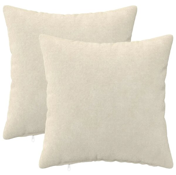 Presvlaka za jastuk 2 pcs HEERLEN Krem 40 x 40 cm - Krem 40 x 40 cm 2