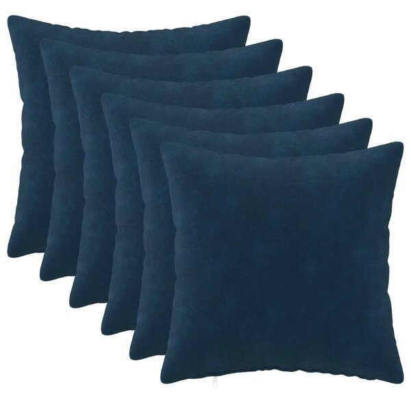 Presvlaka za jastuk 6 pcs HEERLEN Plava 35 x 35 cm - Plava 35 x 35 cm 6