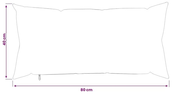 Presvlaka za jastuk 6 pcs HEERLEN Žuta 40 x 80 cm - Žuta 40 x 80 cm 6
