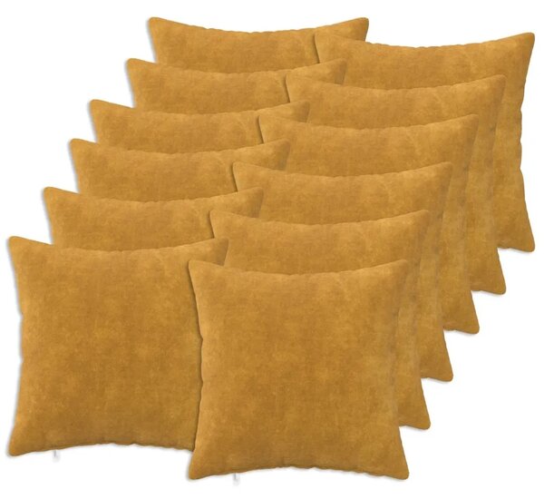 Presvlaka za jastuk 12 pcs HEERLEN Žuta 40 x 40 cm - Žuta 40 x 40 cm 12