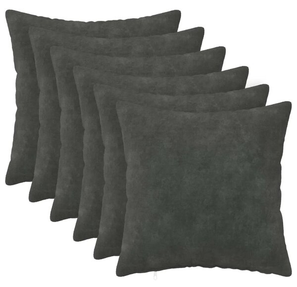Presvlaka za jastuk 6 pcs HEERLEN Antracit 35 x 35 cm - Antracit 35 x 35 cm 6