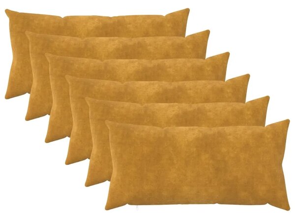 Presvlaka za jastuk 6 pcs HEERLEN Žuta 40 x 80 cm - Žuta 40 x 80 cm 6