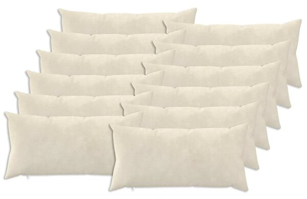 Presvlaka za jastuk 12 pcs HEERLEN Krem 40 x 80 cm - Krem 40 x 80 cm 12