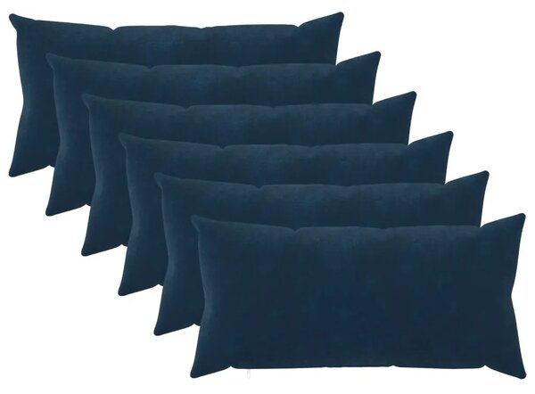 Presvlaka za jastuk 6 pcs HEERLEN Plava 40 x 80 cm - Plava 40 x 80 cm 6
