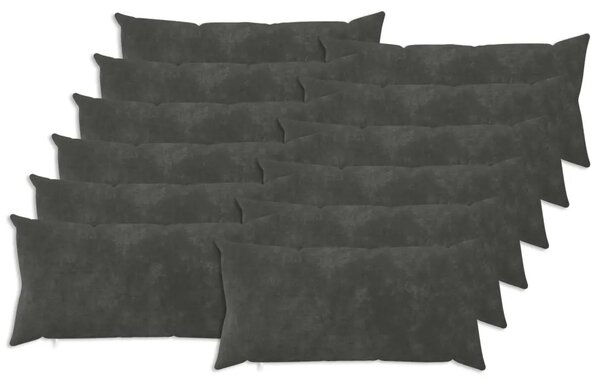 Presvlaka za jastuk 12 pcs HEERLEN Antracit 40 x 80 cm - Antracit 40 x 80 cm 12