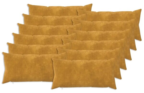 Presvlaka za jastuk 12 pcs HEERLEN Žuta 40 x 80 cm - Žuta 40 x 80 cm 12