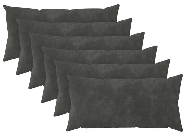 Presvlaka za jastuk 6 pcs HEERLEN Antracit 40 x 70 cm - Antracit 40 x 70 cm 6