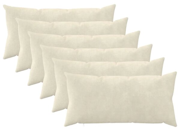 Presvlaka za jastuk 6 pcs HEERLEN Krem 40 x 70 cm - Krem 40 x 70 cm 6
