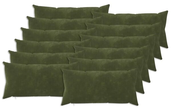 Presvlaka za jastuk 12 pcs HEERLEN Zelena 40 x 80 cm - Zelena 40 x 80 cm 12